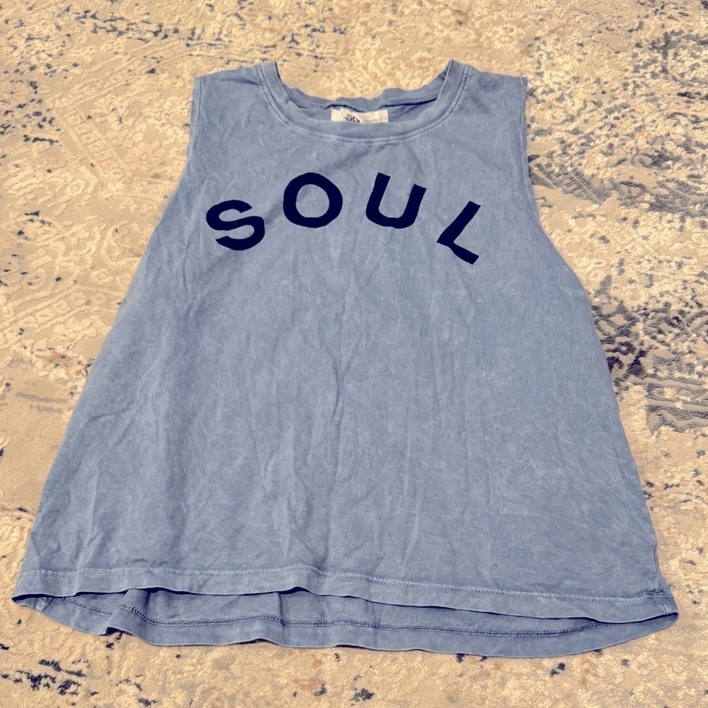 Soul Cycle Crop Tank Size L